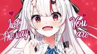 Thumbnail: Nightcore → Just The Way You Are (Milky) (Lyrics / Sped Up)