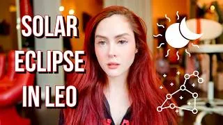 Thumbnail: TOTAL SOLAR ECLIPSE IN LEO: rock bottom turns into a new start