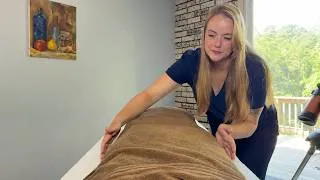 Thumbnail: ASMR Soft Blanket Massage POV + Head & Hand Massage + Pressure tests with crinkly fabric sounds asmr