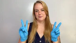Thumbnail: ASMR Peripheral Vision Test * Eye Dr Checks your peripherals w multi colored gloves&light triggers!