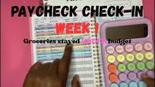 Thumbnail: Paycheck Week 1 | My Realistic Budget Check‑In