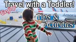 Thumbnail: HOW TO TRAVEL WITH A TODDLER! ✈️ Activities & Tips for Travel with a Toddler | Montessori Travel