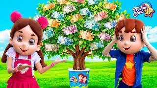 Thumbnail: Maria Clara e JP e a Árvore de Dinheiro Mágica! 🌳💵