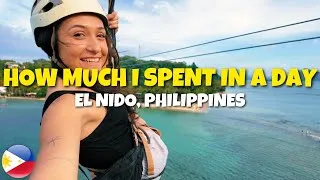 Thumbnail: How Much I Spent My First Day In EL NIDO! Zip-lining & Wild Monkeys! 🇵🇭