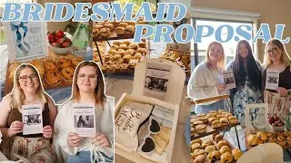 Thumbnail: Bridesmaid Proposal Vlog | Bridesmaid Proposal Boxes, Brunch & Their Reactions 💙 Wedding Diaries Ep3