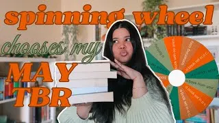 Thumbnail: Spinning Wheel Chooses My May TBR 🍂🤎