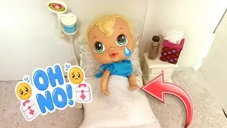 Thumbnail: Baby alive crib life doll get well routine at Hospital  🏥 🤕