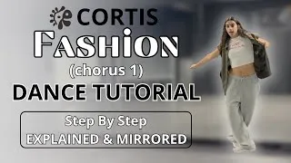 Thumbnail: CORTIS “Fashion” (chorus 1) DANCE TUTORIAL (explained + mirrored)