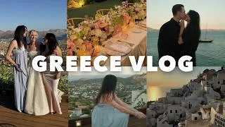 Thumbnail: TRAVEL VLOG: Spend the week with me in Greece 🇬🇷💙 | besties wedding, Athens, Santorini