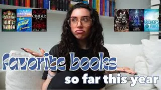 Thumbnail: top 10 favorite books of the year so far! 📚🖤