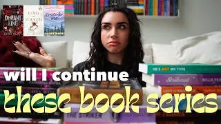 Thumbnail: all the romance series I'm in the middle of 📖 | will I continue them?