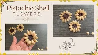 Thumbnail: DIY Pistachio Flower | Flower making using pistachio shells | Handmade flowers | Pista shell craft