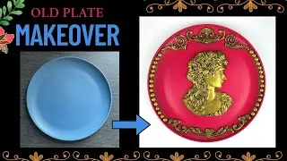 Thumbnail: Old plate makeover | DIY | Plate decoration ideas |Trash to treasure | Upcycling home decor