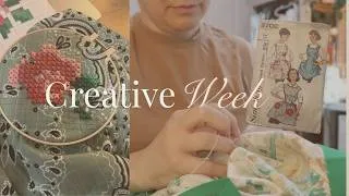 Thumbnail: Vintage Patterns, Thrifting & Slow Sewing | A Cozy Creative Week