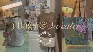 Thumbnail: I Finished 3 Bags & a Sweater Body! | A Productive Sewing & Knitting Week