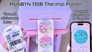 Thumbnail: Easy Stickers and Labels w/ Thermal Printer Munbyn 130B | Create & Print Stickers for Small Business