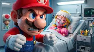 Thumbnail: Mario Rushes Peach to the Hospital... But It’s a Trap 😨🏥Super Mario Odyssey Story