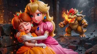 Thumbnail: Peach in Bowser’s Castle...Sees Daisy Working Hard as a Servant😭🍽️Super Mario Odyssey Story