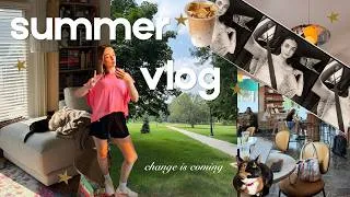 Thumbnail: july into august vlog ☀️🧼📚| preparing to move, cleaning, reading slump, & more!