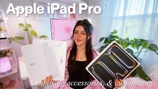 Thumbnail: NEW iPad Pro M4 | Apple Pencil Pro, aesthetic unboxing, accessories, & customizing ⊹ ࣪ ˖