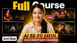 Thumbnail: AI Se Faceless Documentary Channel Kaise Banaye (Full Course)