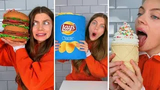Thumbnail: CHOCOLATE FOOD vs REAL FOOD CHALLENGE! MARI ZD