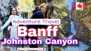 Thumbnail: 🇨🇦 TRAVEL ADVENTURE @BANFF JOHNSTON CANYON || @MarjSimplicityvlog 