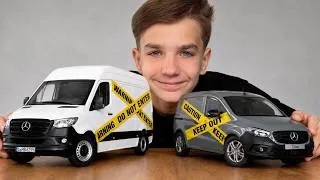 Thumbnail: Satisfying ASMR Unboxing: Mercedes Sprinter, Citan & VW Transporter 1:18