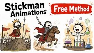 Thumbnail: How to Create Stickman Animation with AI 100% FREE