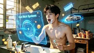 Thumbnail: Poor man activates a system—spend money, get it back multiplied! Cars, houses, and beauties!#drama