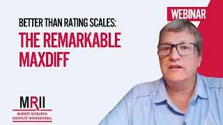 Thumbnail: Better Than Rating Scales: The Remarkable MaxDiff