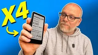 Thumbnail: Kindle User Tries a Tiny e-Reader! | XTEINK X4