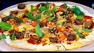 Thumbnail: How to make Tasty Vegan Pizza for 3 Quickly | Healthy Ingredients - Quick Recipe