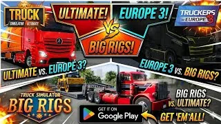 Thumbnail: Top 3 Trucking Games 🚛. Which one is best 🤯 among these 3 Best Truck driving Games.|Subscribe| 