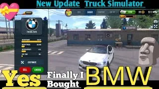 Thumbnail: How to Buy 😱 BMW M5 🥶 in Truck simulator ultimate. Famous Instagram BMW game. SUBSCRIBE AND SUPPORT.