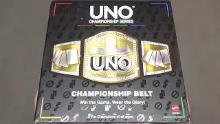 Thumbnail: UNO Championship Series Championship Belt Unboxing