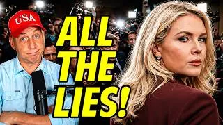 Thumbnail: FAKE NEWS: Trump “Harassed” Karoline Leavitt. Pushed Her to Quit!