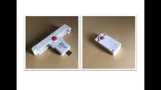 Thumbnail: MCR3501 SmartFold tiny mobile card reader Compatible with SCR3310, SCR3500, uTrust2700