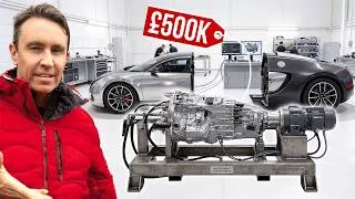 Thumbnail: ATTEMPTING TO BUILD A £500,000 BUGATTI GEARBOX TEST RIG