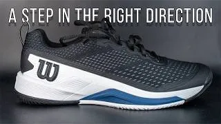 Thumbnail: did Wilson finally make a competent tennis shoe? | Wilson Pro Rush 4.5 Tennis Shoe Review