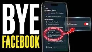 Thumbnail: How to Permanently Delete Your Facebook Account (2026 Update)