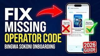 Thumbnail: Bingwa Sokoni Onboarding Problem? Fix Missing Operator Code (2026 Guide)