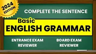 Thumbnail: Basic English Grammar Reviewer | Try This English Grammar Test Questions | Can you score 50/50?