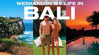Thumbnail: weekend in my life in BALI VLOG: (villa tour, surfing, shell hunting, beach swim, & more)