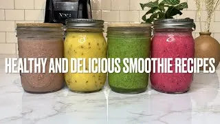 Thumbnail: 4 Healthy Smoothies for Weight Loss! | Smoothie Recipes | Keto, Paleo | Easy and Healthy | Detox!
