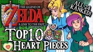Thumbnail: TOP 10 Hidden Heart Pieces in The Legend of Zelda: A Link to the Past [Original SNES & GBA Capture]