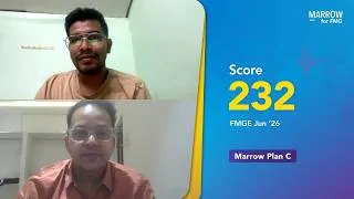Thumbnail: I solved 100 Custom Module questions every night for last 4 months -Dr Newton, 232/300, FMGE Jun '26