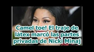 Thumbnail: Camel toe! El traje de látex marcó las partes privadas de Nicki Minaj