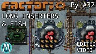 Thumbnail: [Edited Factorio] PyMods Ep 32: Long Inserters & Fish