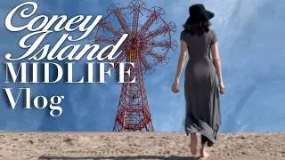 Thumbnail: Middle-aged Coney Island Beach Vlog